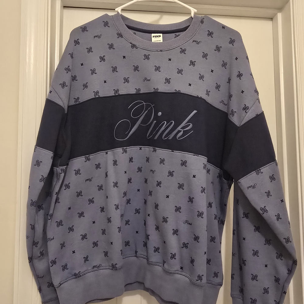 PINK Victoria's Secret Blue Sweatshirt